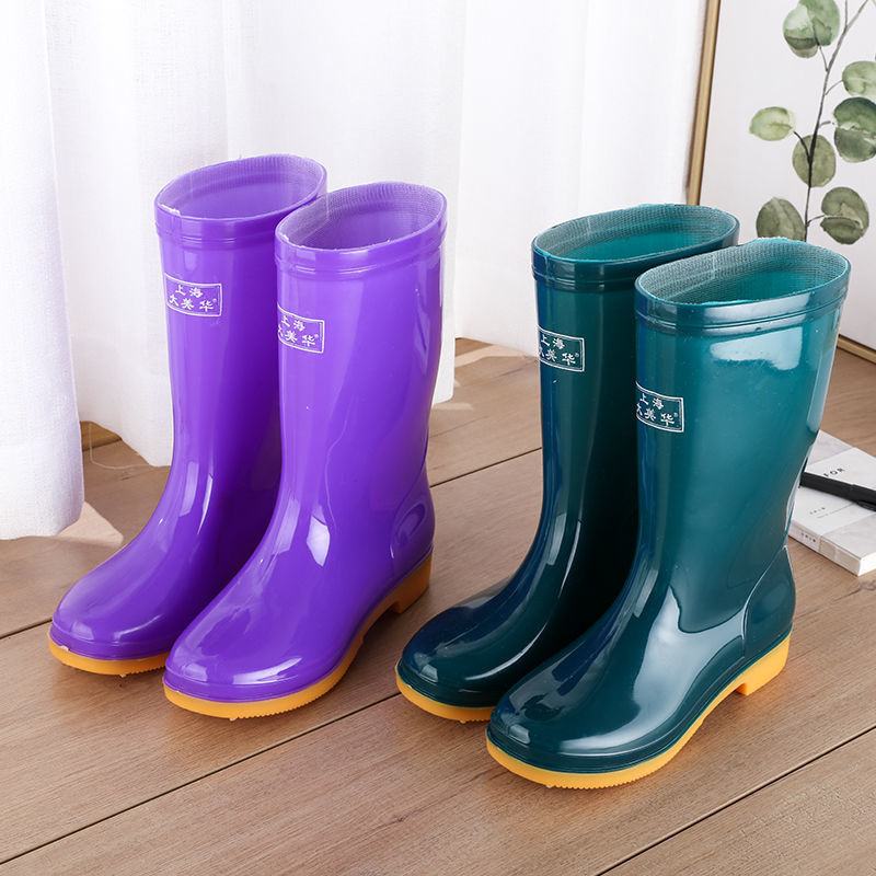 Wool Cotton Warm Non-slip Rain Boots - Image 2