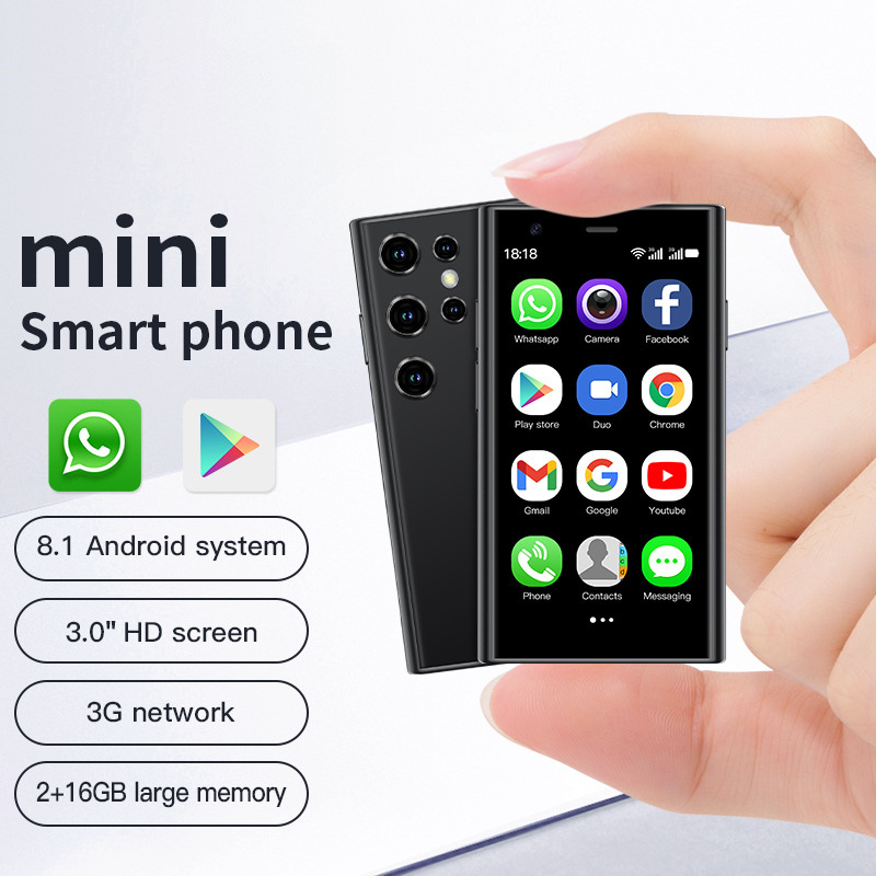 S23PRO & XS15 Mini Smart Small Mobile Phone 30 Screen 2G 16G Android 3G Network WIFI - Image 3