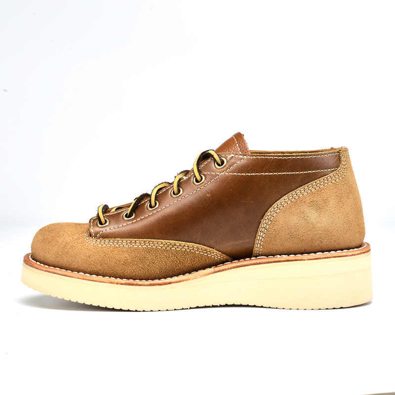 Casual Low-top Short Face Vintage Work Boots - Image 5