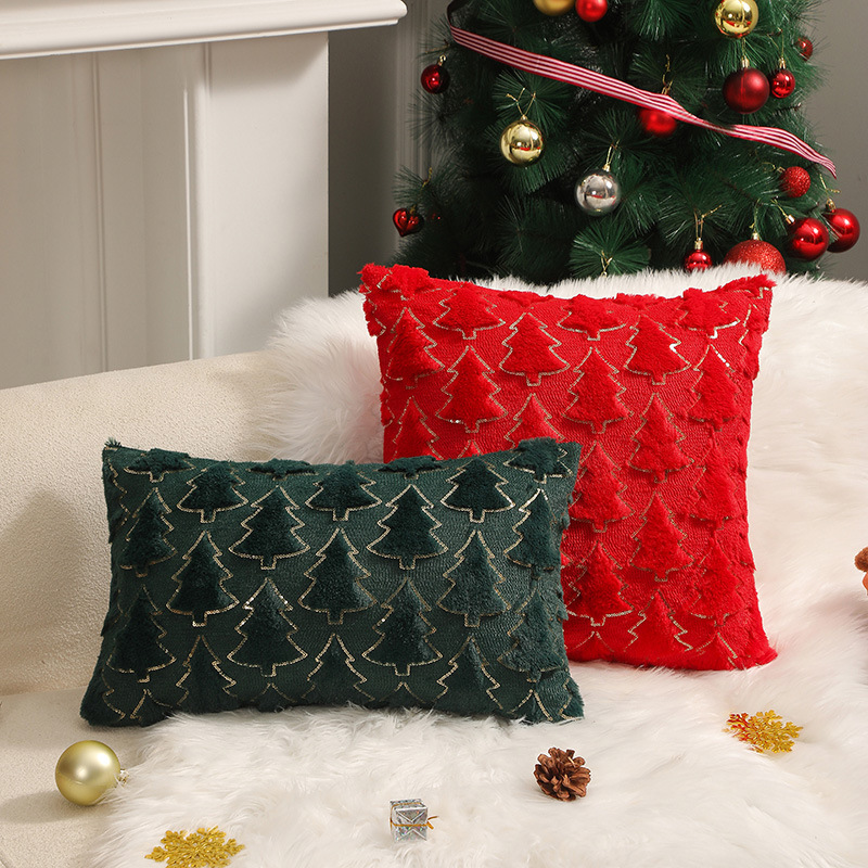 Holiday Ornament Pillow Bedroom Bedside Plush Pillowcase - Image 4
