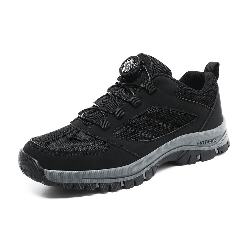 Extra Large Size Work Training Shoes Male Black Breathable – Bild 6
