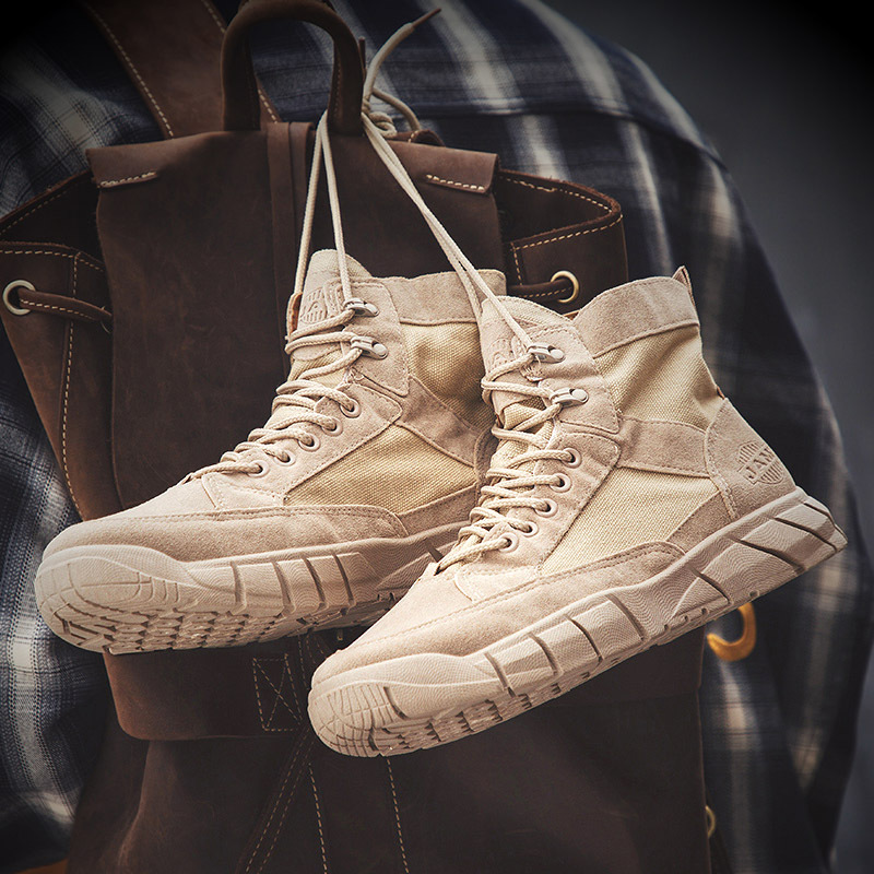 Outdoor Work Boots Summer Cotton Boots Zhongbang Men's Boots Cloth Shoes – Bild 3