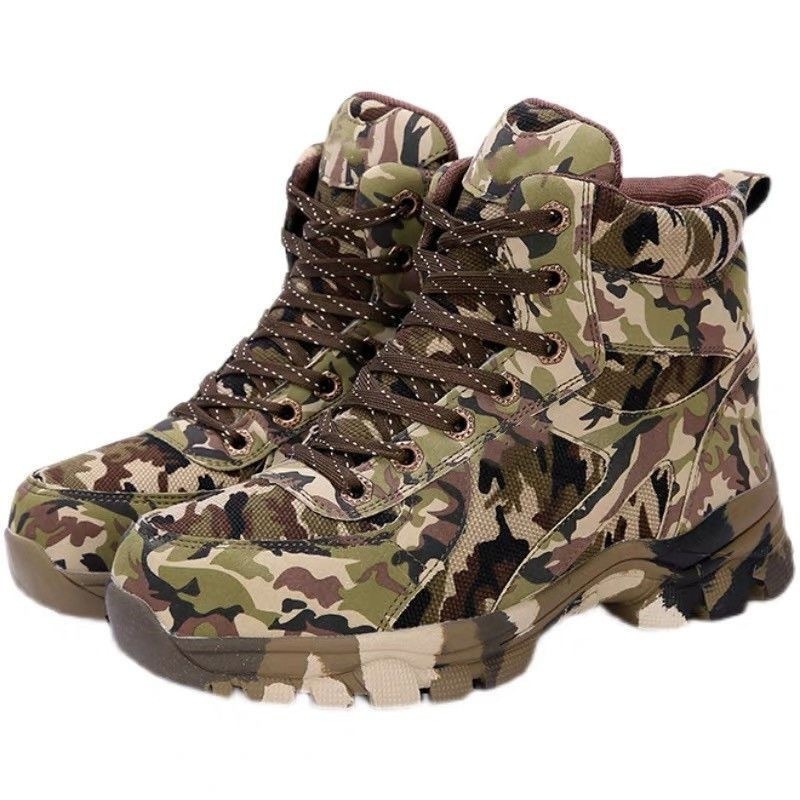 Men's Outdoor Cold Winter Warmth Retention Material Cowhide Thick Snow Boots - Image 4