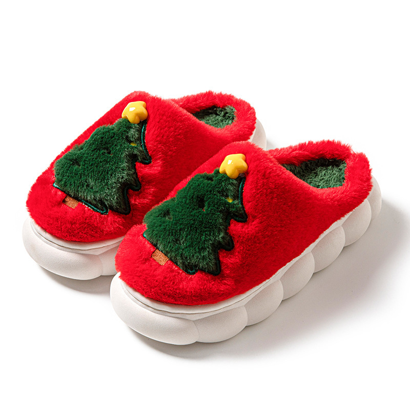 Christmas Tree Women's Home Slippers — изображение 5