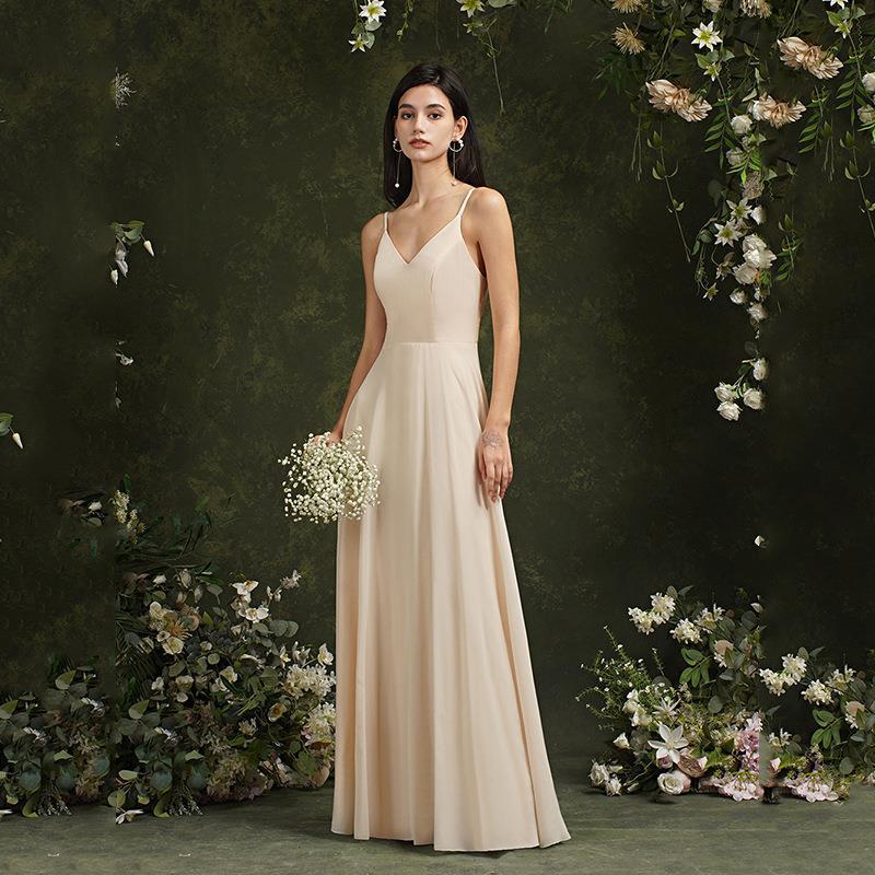 Spring New Banquet Stage Party European And American Deep V Dress – Bild 5