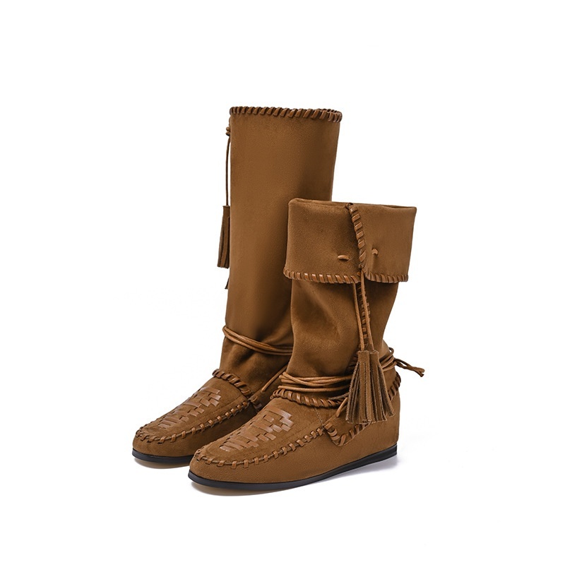 Slimming Sense Of Relaxation Western Cowboy Boot - Image 5