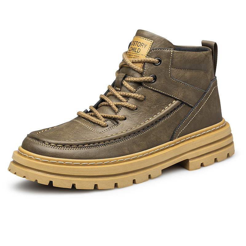 Men's High-top Martin Outdoor Workwear Boots — изображение 5