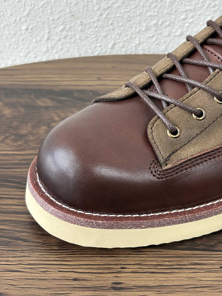 Work Shoes Color Matching Casual Retro Platform Leather Shoes – Bild 5