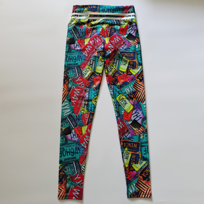 Fashion Yoga Pants Women's Digital Print — изображение 2