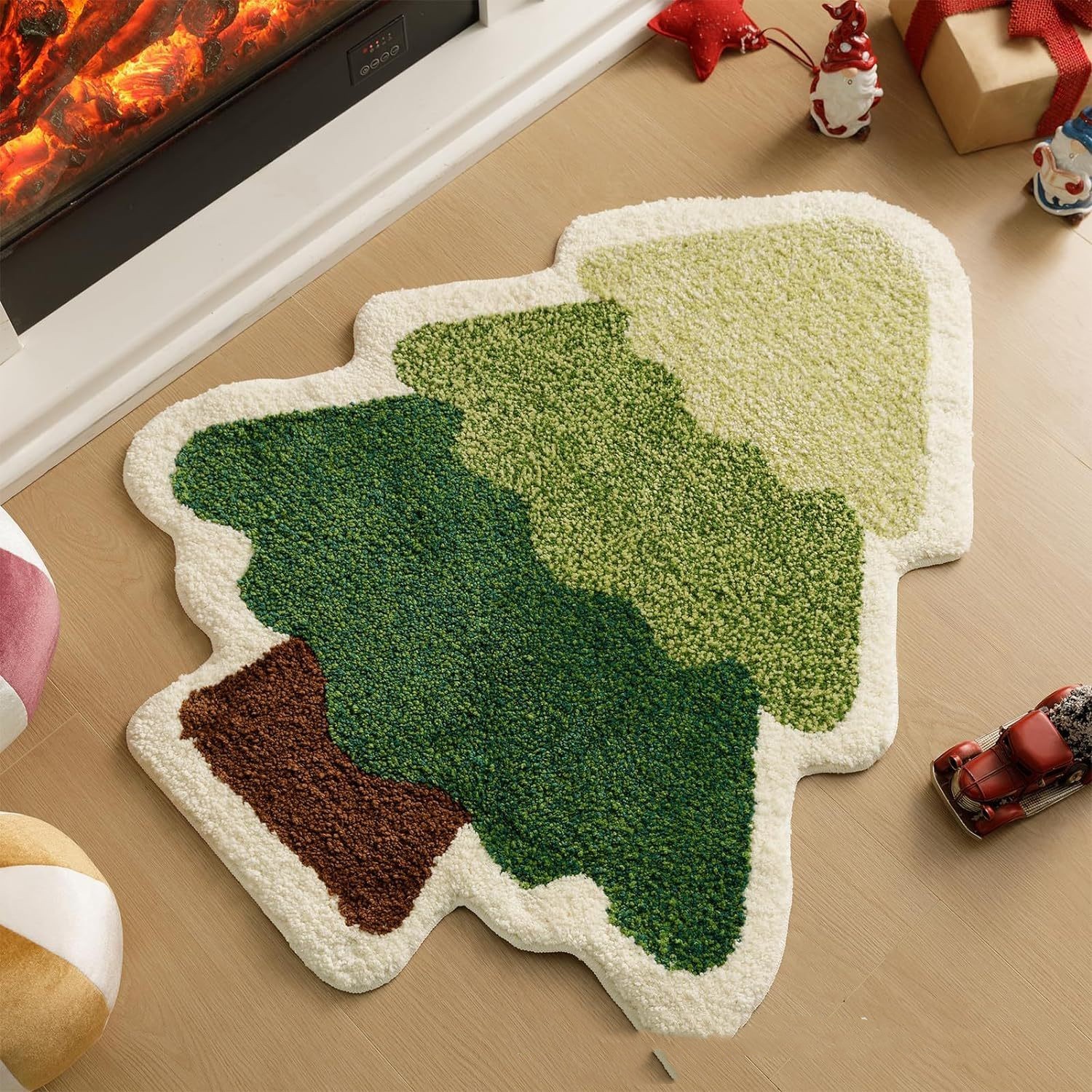 Nordic Christmas Tree Cashmere Mat - Image 2