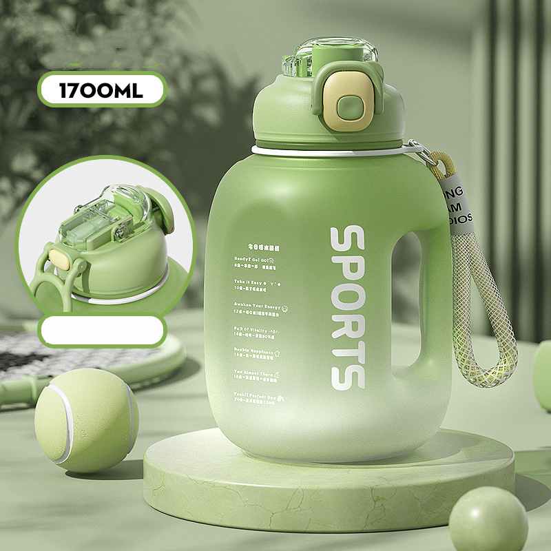 Water Bottle Creative 1.7L Portable Outdoor Sports Fitness Kettle – Bild 2