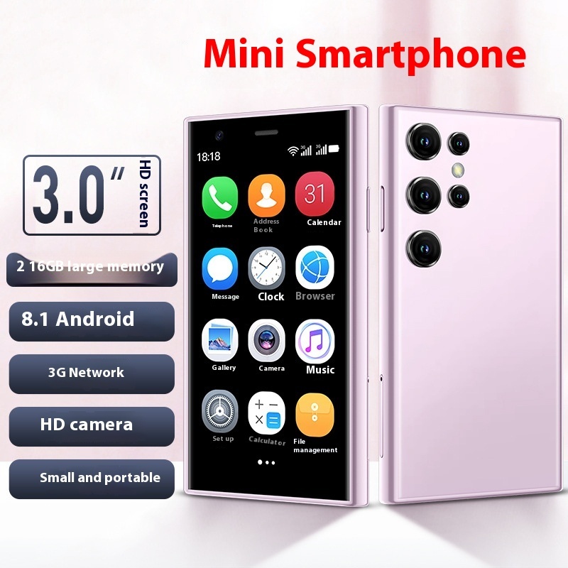 S23PRO & XS15 Mini Smart Small Mobile Phone 30 Screen 2G 16G Android 3G Network WIFI - Image 4