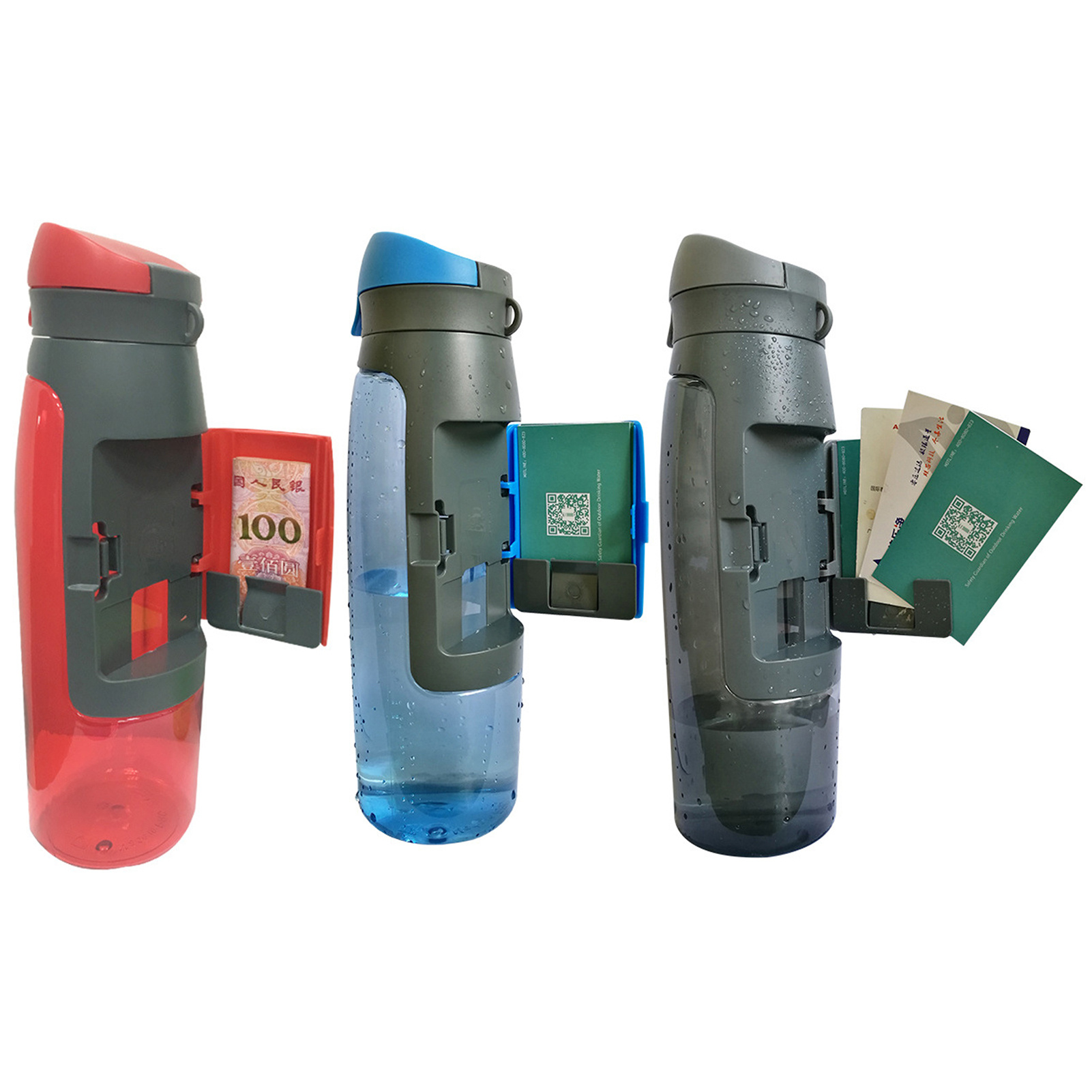 Water Bottle Shape Surprise Secret Diversion Hidden Security Container Stash Safe Box Plastic Stash Jars Safe Organization – Bild 5