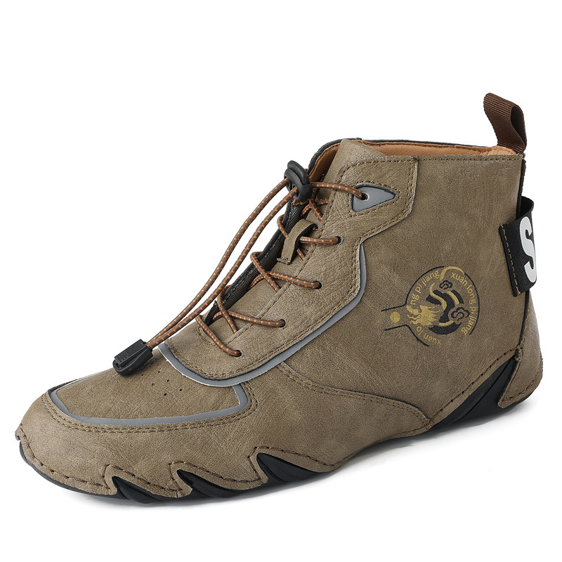 Plus Size Men's High-top Dr Martens Boots Cowhide Cotton-padded Warm-keeping - Image 6