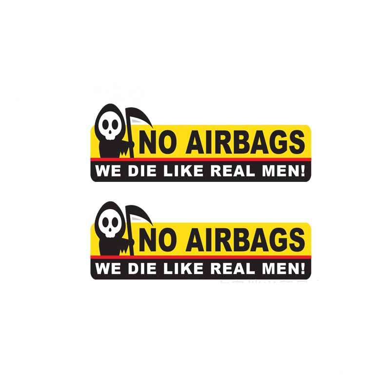 Be Careful Not To Use Safety Airbags And Skull Car Stickers — изображение 3