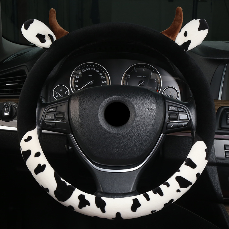 Plush Cute Car Steering Wheel Cover - Image 4