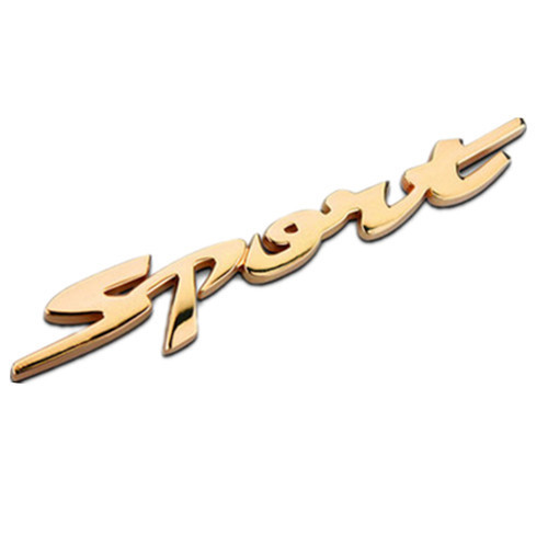 Metallic Personality SPORTS TURBO Decorative Car Logo — изображение 6