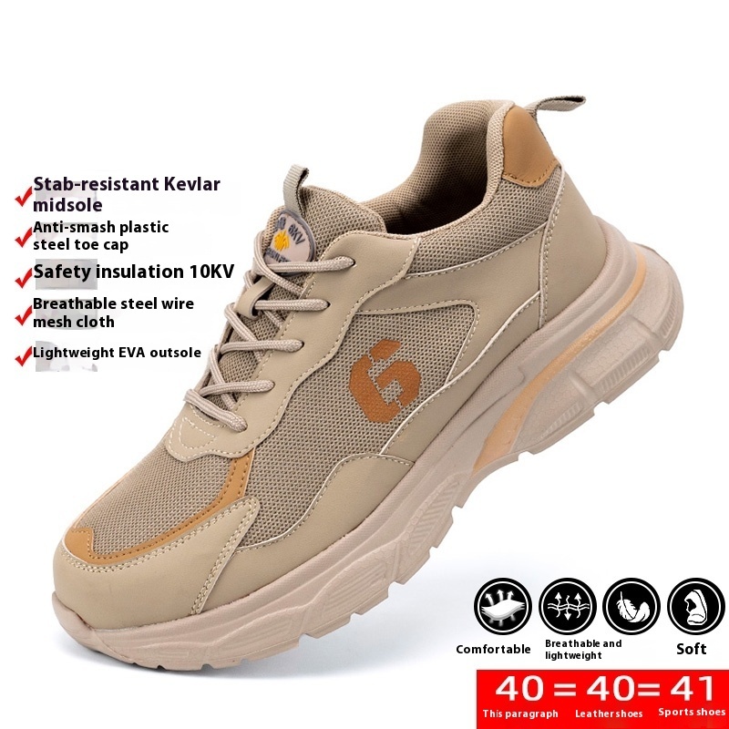 Steel Plate Lightweight Welder Safety Shoes - Image 6