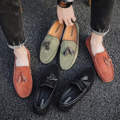 Pigskin All-match Men's Tods Casual Shoes Street Hipster High