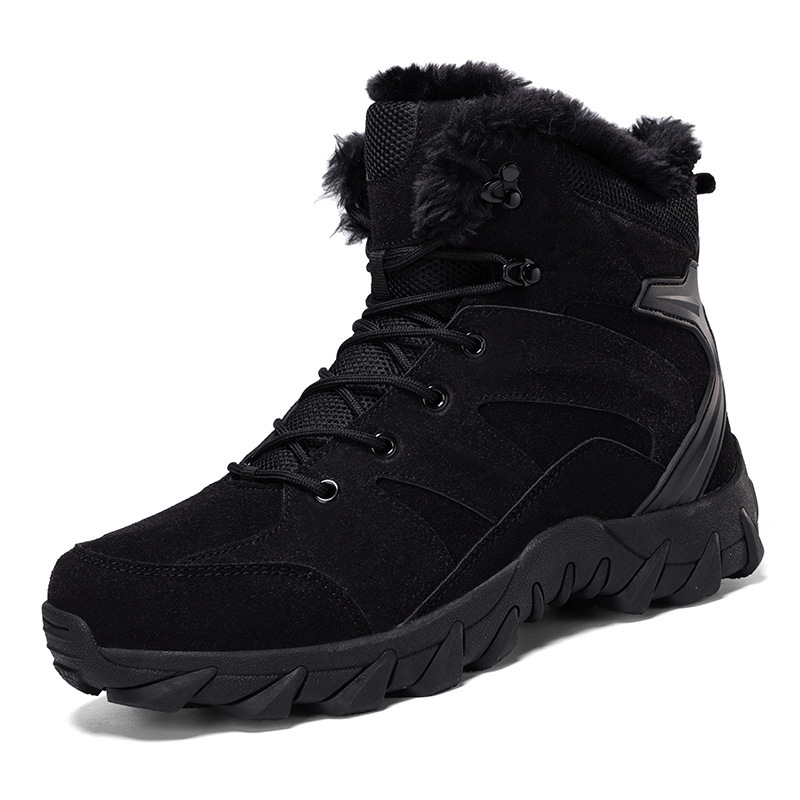 Men's Snow Boots Thickened Thermal Middle Tube - Image 2