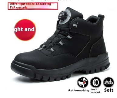 High Top Safety Shoes For Men All Seasons Anti-smash And Anti-puncture – Bild 4