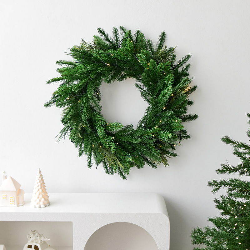 60cm Pine Leaf Christmas Garland Door Ornaments — изображение 3