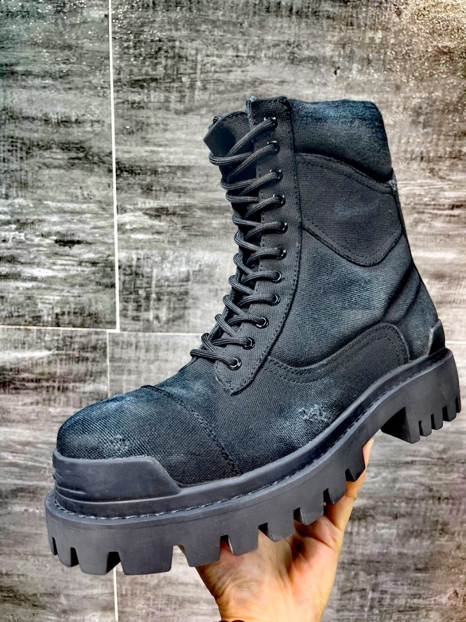 Men's Fashion Casual Round Head Mid-calf Viscose Dr Martens Boots - Image 2