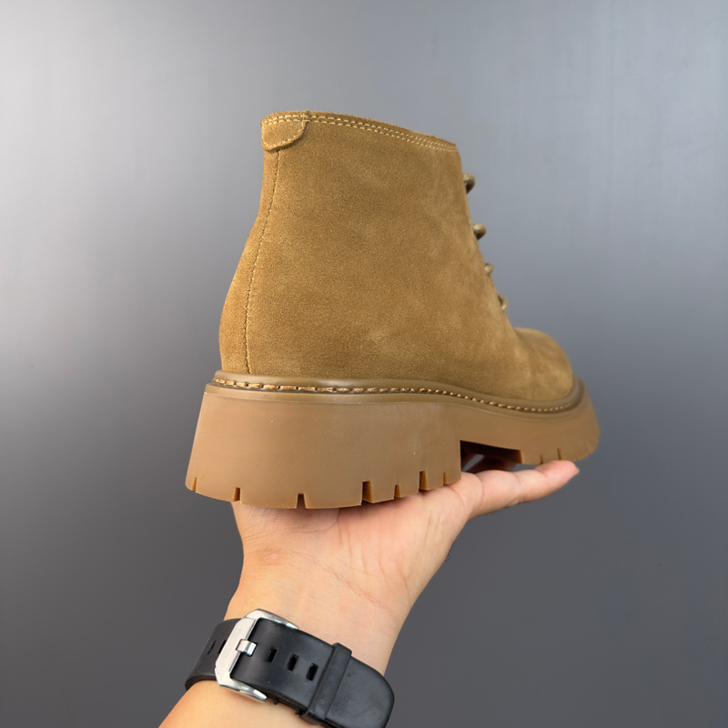 New Genuine Leather Suede Retro Casual British Men's Ankle Boots - Image 6