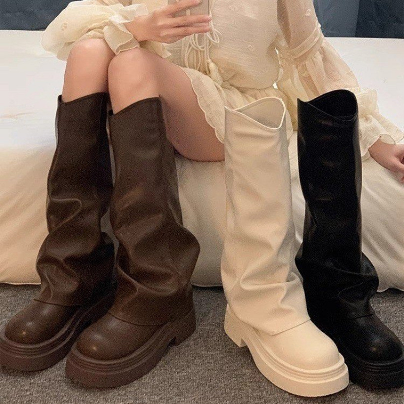 Women's Autumn New British Dress Autumn And Winter Boots Platform - Image 2