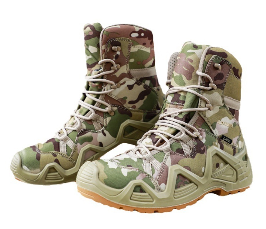 Mid-top High-top Military Fans Outdoor Training Hiking Shoes Military Fans Combat Boots - Image 5