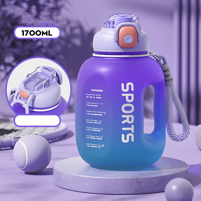 Water Bottle Creative 1.7L Portable Outdoor Sports Fitness Kettle – Bild 5