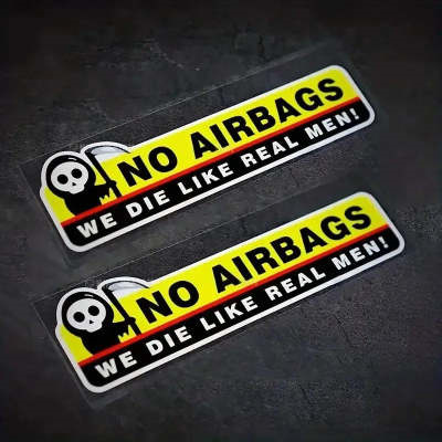 Be Careful Not To Use Safety Airbags And Skull Car Stickers — изображение 5