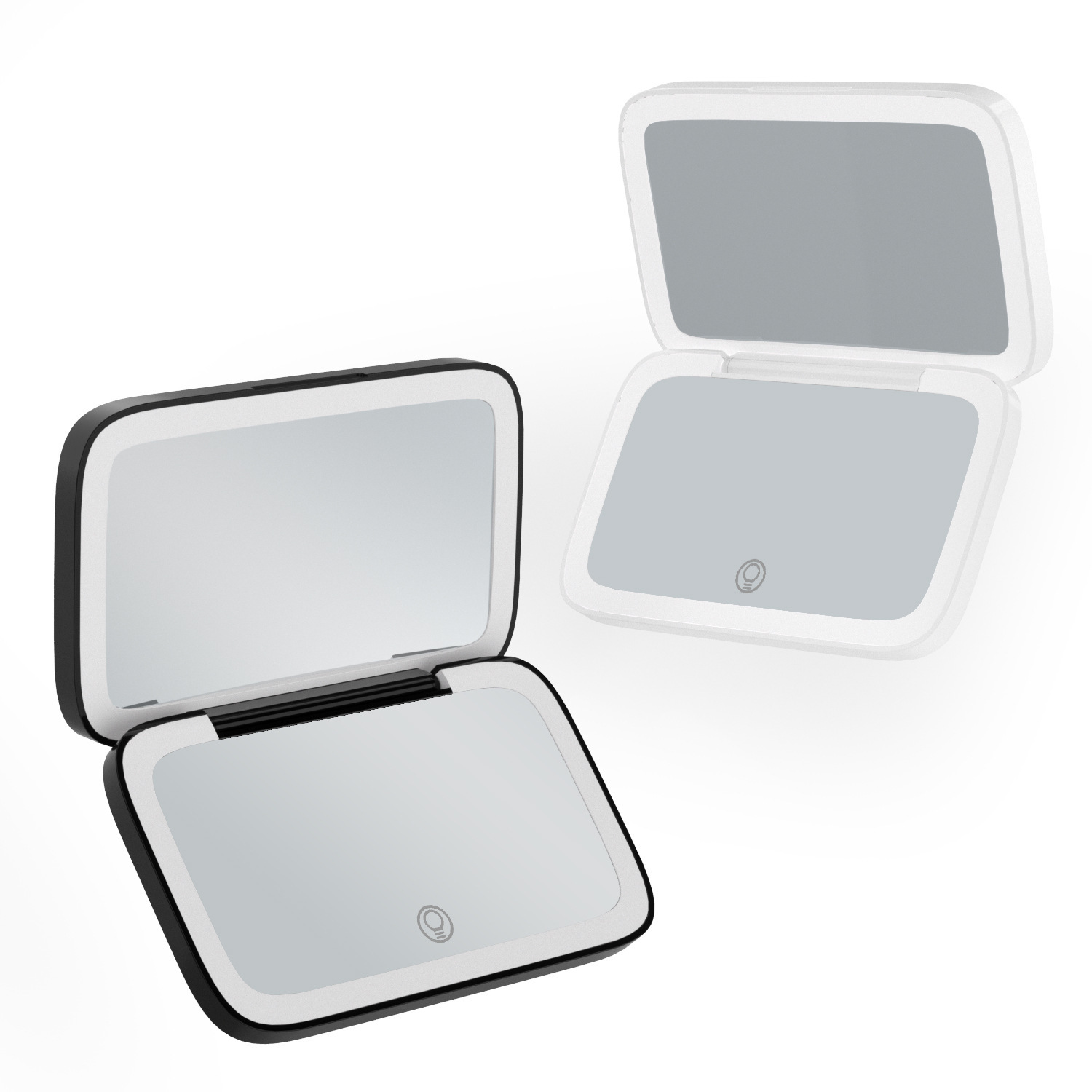 Portable Led Make-up Mirror Luminous Mirror Double-sided With Light Led Make-up Mirror With Light – Bild 2