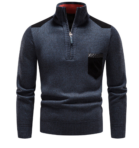 Plush Thickened Sweater Pullover Zipper - Image 8