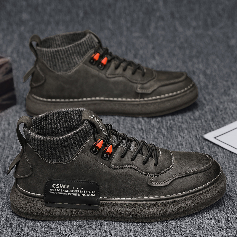 Men's Fashion Casual High-top Sports Safety Shoes - Image 7