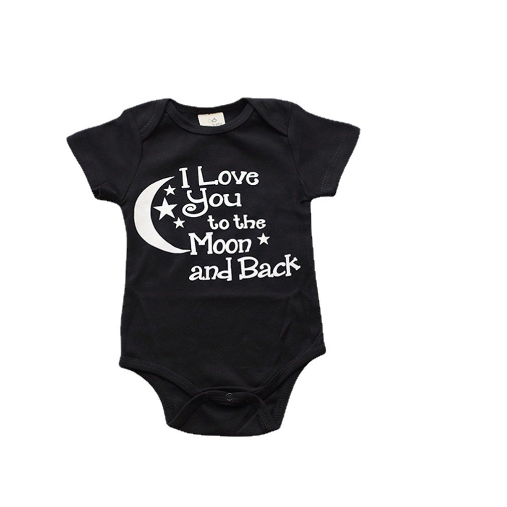 One-piece Romper Moon Star Letter Printing - Image 4