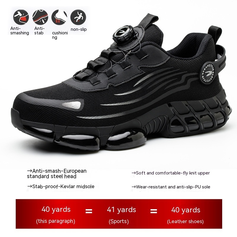 Men's Breathable Seasonal Lightweight And Wear-resistant Work Shoes — изображение 2