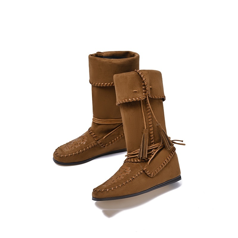 Slimming Sense Of Relaxation Western Cowboy Boot - Image 3