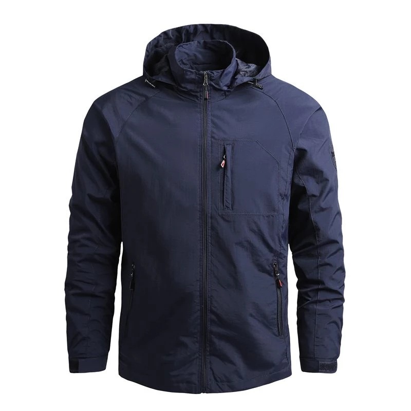 Men's Fashion Solid Color Single Outdoor Jacket - Image 5