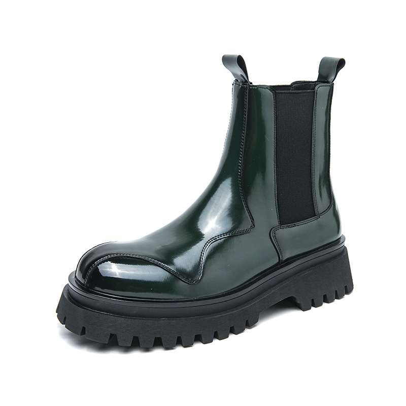 British Glossy Ankle Boots For Men – Bild 7