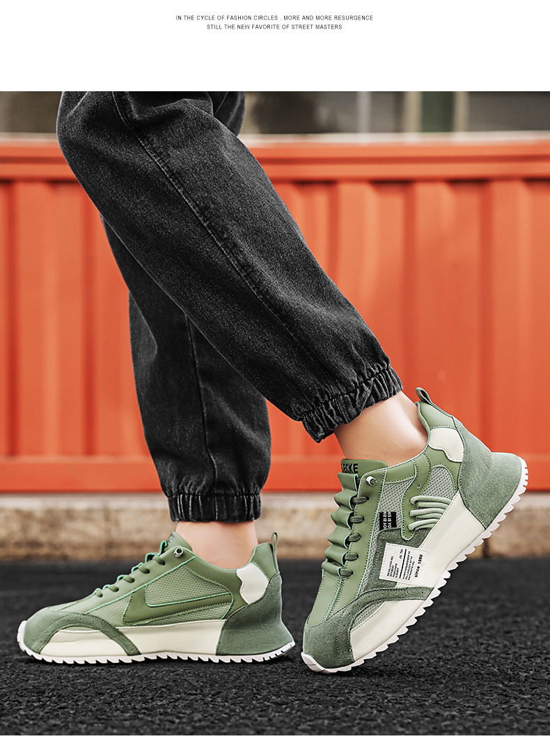 Breathable Casual Versatile Sneaker Men's Work Driving Work Platform Dad Shoes — изображение 10