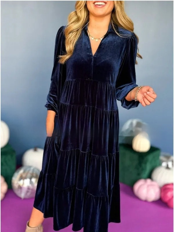Autumn And Winter New Loose Dress Women - Image 7