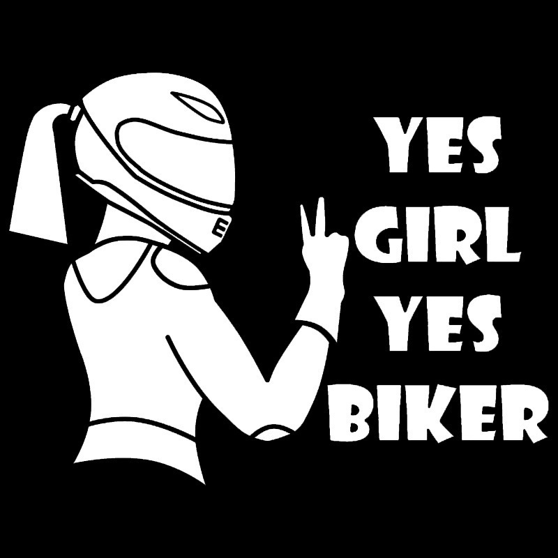 Female Motorcycle Car Modification Sticker Body Sticker — изображение 6