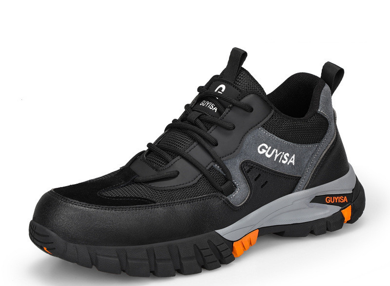 Men's Breathable Anti-smashing And Anti-puncture Safety Shoes - Image 3