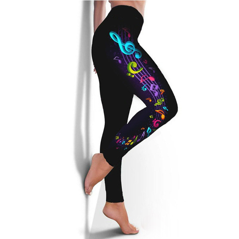 Fashion Women's Printed Trousers Yoga Pants — изображение 7