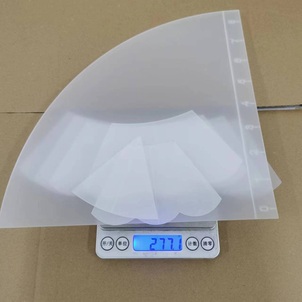 Handmade Christmas Tree Quilt Cover Ruler Christmas Pattern Quilting Template - Image 5