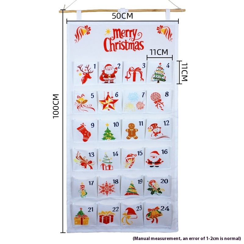 Christmas Hanging Wall Hanging Decoration Style Storage Bag Behind The Door - Image 4