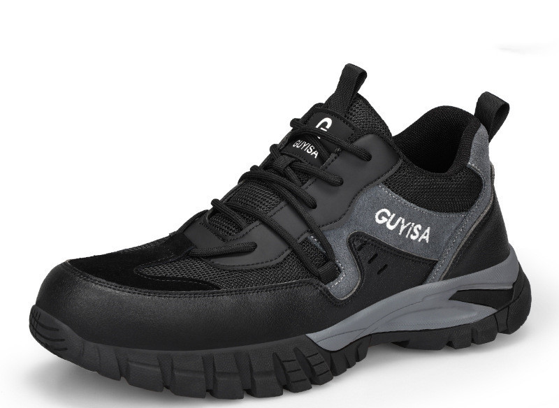 Men's Breathable Anti-smashing And Anti-puncture Safety Shoes - Image 4