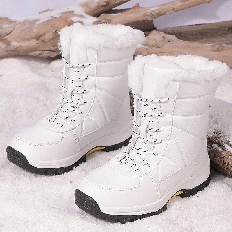 Cotton-padded Shoes Waterproof Non-slip Outdoor Mid-calf Cold-proof Snow Boots - Image 7