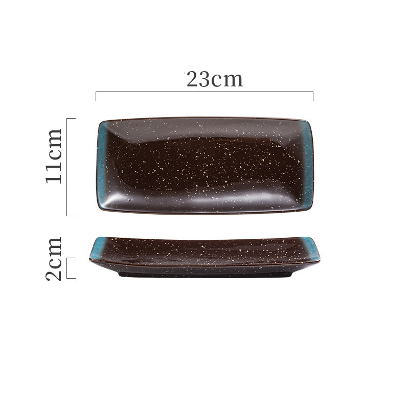 Japanese Ceramic Plates Sushi Dish Tableware Tray Cutlery — изображение 6